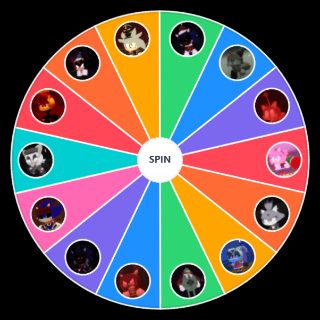 Sonic.exe: The Disaster 1.3 Character Wheel