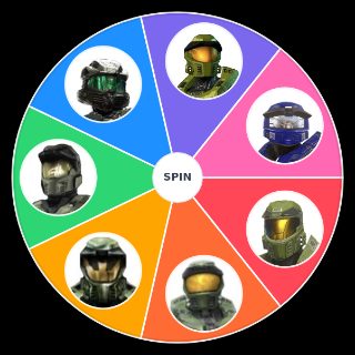 Spin the Wheel: Halo Mark V helmet