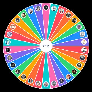 top 30 anime & manga characters Wheel
