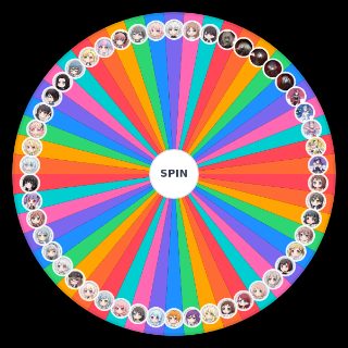 Random Bangdream characters Wheel