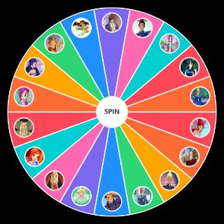 Random Winx Characters Wheel