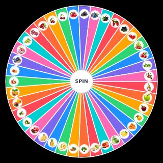 Random Фрукты хуюкты и ягоды Wheel