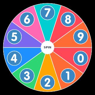 One Digit Numbers Random Picker