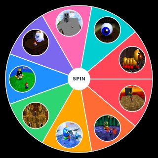 Super Mario 64 Bosses Wheel