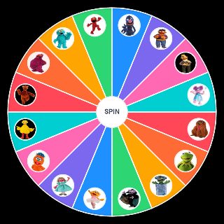 Spin the Wheel: Sesame Street Muppets