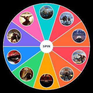 Ω God of War Games (+ Valhalla DLC) Ω Wheel