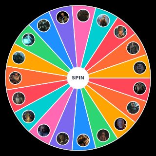 Random COD Zombies Aether Characters Wheel