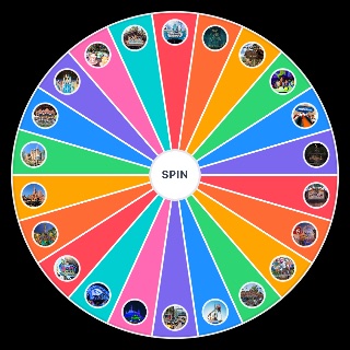 Random WDW Magic Kingdom Rides Wheel