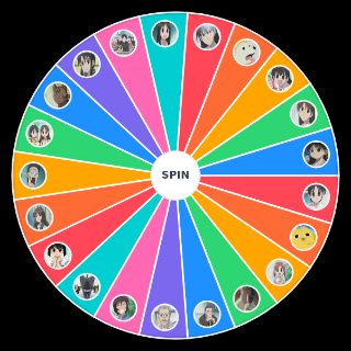 Random Azumanga Daioh Characters Wheel