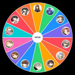 Random Hakomari Characters Wheel