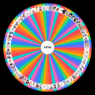 Random Hololive members (new ID included) Wheel