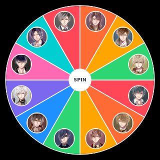 Ikemen Vampire characters Wheel