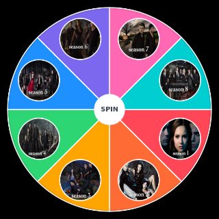 Vampire Diaries Seasons Wheel