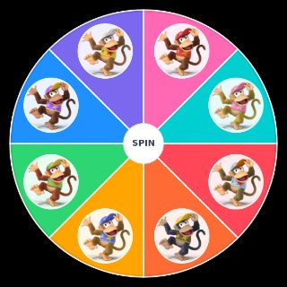 Diddy Kong Alt (SSBU) Wheel