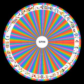 Giant Candy Wheel