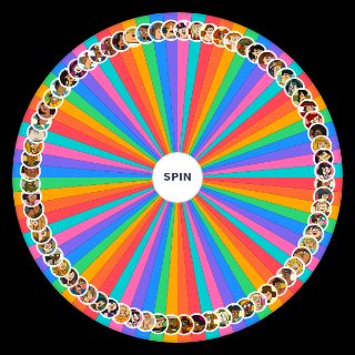 Spin the Wheel: Total Drama Contestants updated Icons by DavyDoo