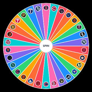 Spin the Wheel: Baseball Teams