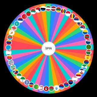 Random Countries and territories of Eastern Europe Wheel