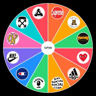 Spin the Wheel: Streetwear Brands