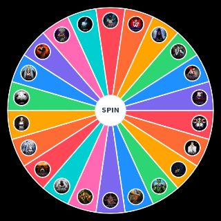 Anime Villainous (Including PtV) Wheel
