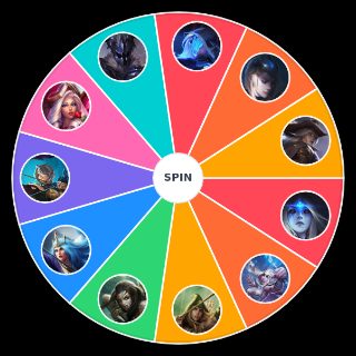 Random League of Legends Ashe Skins Wheel