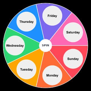 Choose a Random Days of the Week