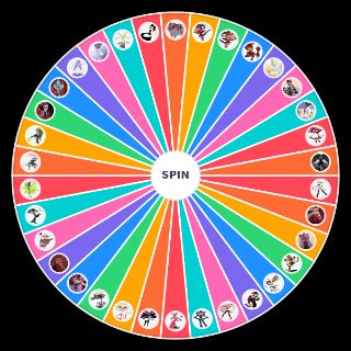Random Which hazbin hotel character could you beat in a fight Wheel