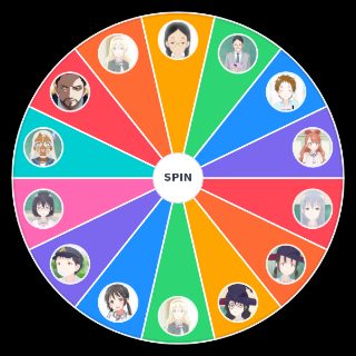 Asobi Asobase Characters Wheel