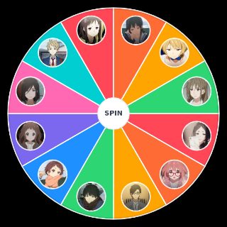Kyoukai no Kanata characters Wheel