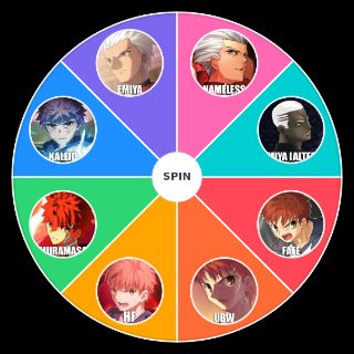 Random Shirou Emiya Wheel