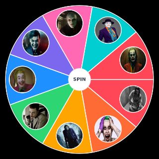 Random Best Live Action Joker Portrayal Wheel
