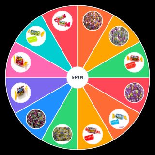 Random Jolly Rancher Flavors Wheel