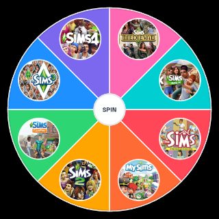 Choose a Random All games by The Sims