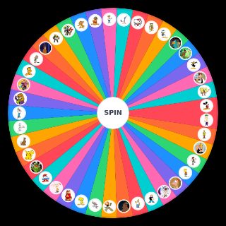 cartoon characters i would beat in a fight Wheel