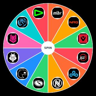 Random VCT 2025: Americas (AMER) Wheel