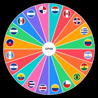 todos los paises latinos Random Picker
