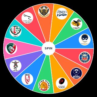 Gallagher Premiership Rugby Wheel