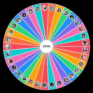 Spin the Wheel: Jujutsu Kaisen Phantom Parade Characters