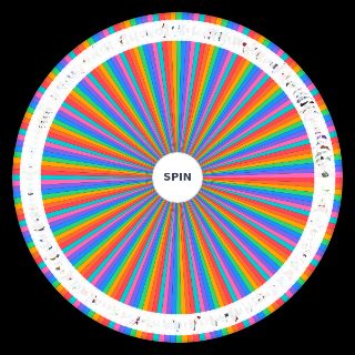 Random Generation V Pokémon Wheel