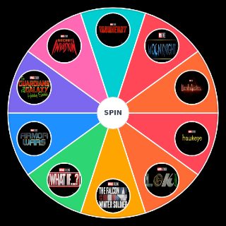 Random Upcoming Marvel Disney Plus Shows Wheel