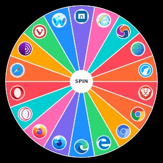 Spin the Wheel: Desktop Web Browsers