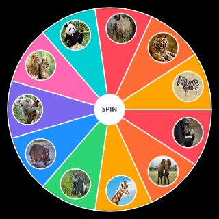 Spin the Wheel: Zoo Animals