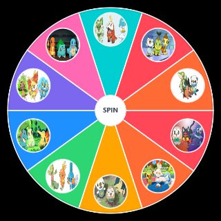 Spin the Wheel: Trios de iniciales pokemon