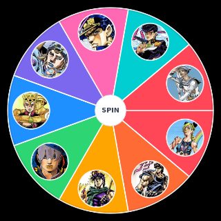 Choose a Random JoJo’s protagonists (1 9)