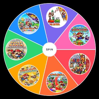Random Paper Mario Games + Paper Jam Wheel