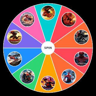 Random Spider man Movies (include ATSV) Wheel