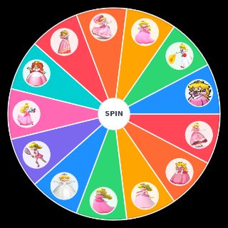 Random Princess Peach Designs Picker