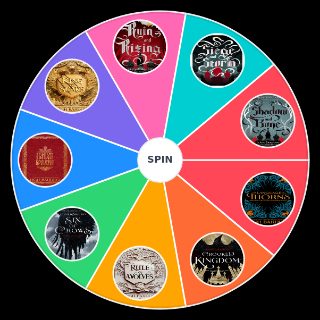 Random Grishaverse Books Wheel