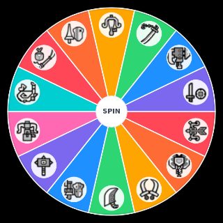 Random Monster Hunter Weapon Types Wheel