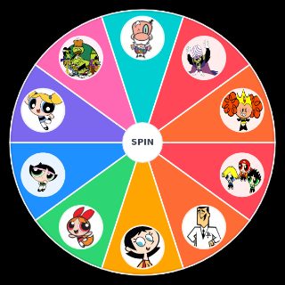Spin the Wheel: POWERPUFF GIRLS CHARACTERS